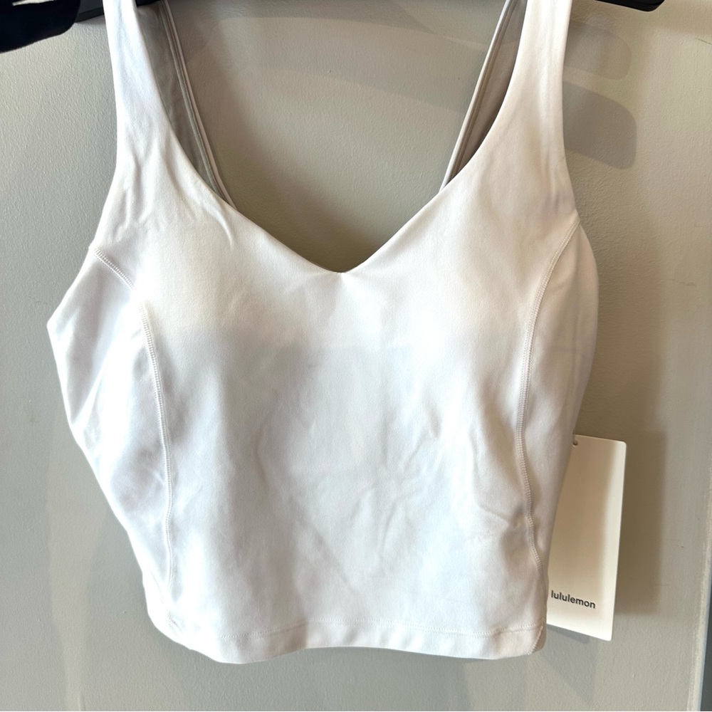 lululemon Align Tank C/D Cup white size 6